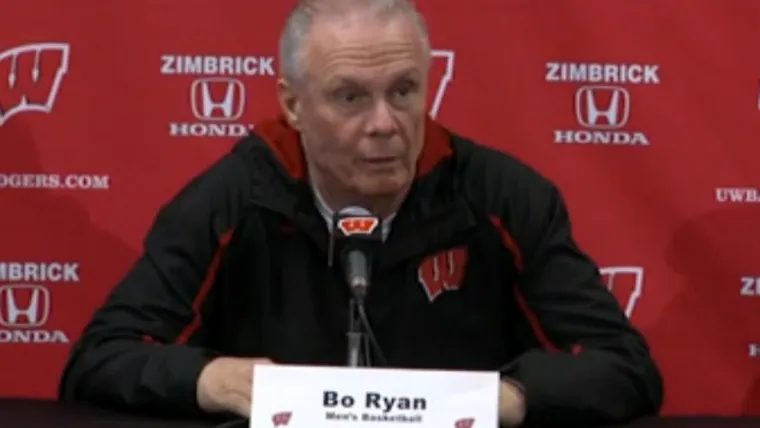 Badgers win another press conference with Bo Ryan's pinball humble brag image