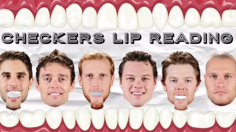 Charlotte Checkers participate in bad lip reading image
