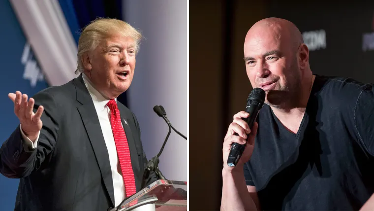 Dana White speaks out for Donald Trump, friend and Republican presidential nominee image