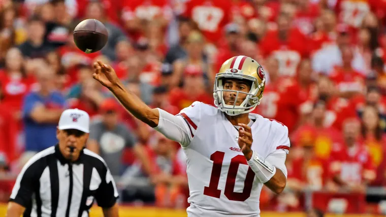 49ers injury updates: Jimmy Garoppolo could play Week 3; team waiting on Nick Bosa MRI image