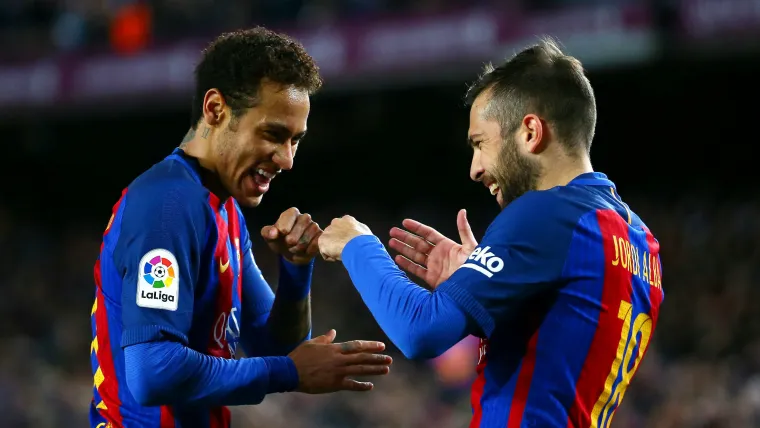 Alba: I enjoy playing for Barcelona more now that Neymar has left image