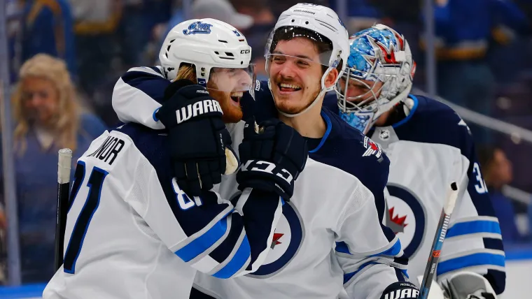 NHL playoffs 2019: Kyle Connor nets first-ever Jets playoff OT goal, evens series with Blues image