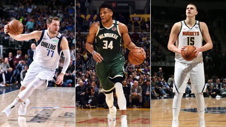 Luka Doncic Giannis Antetokounmpo Nikola Jokic