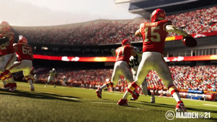 How to throw a touch pass in Madden 21 on Playstation 4, Xbox One image