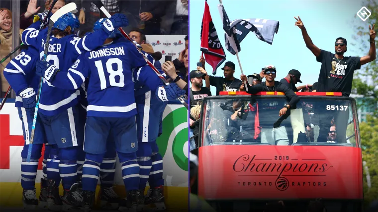How the Toronto Maple Leafs are using Raptors basketball as motivation image