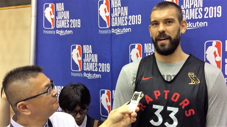 Marc Gasol Raptors Takashi Aoki