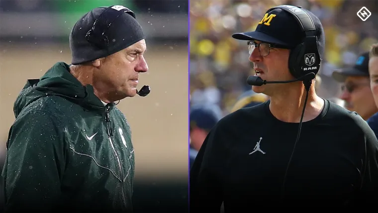Jim Harbaugh calls Michigan State, Mark Dantonio 'bush league' after pregame scuffle image