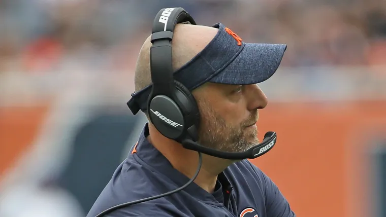 Bears coach Matt Nagy says kicking competition is 'not good enough' image