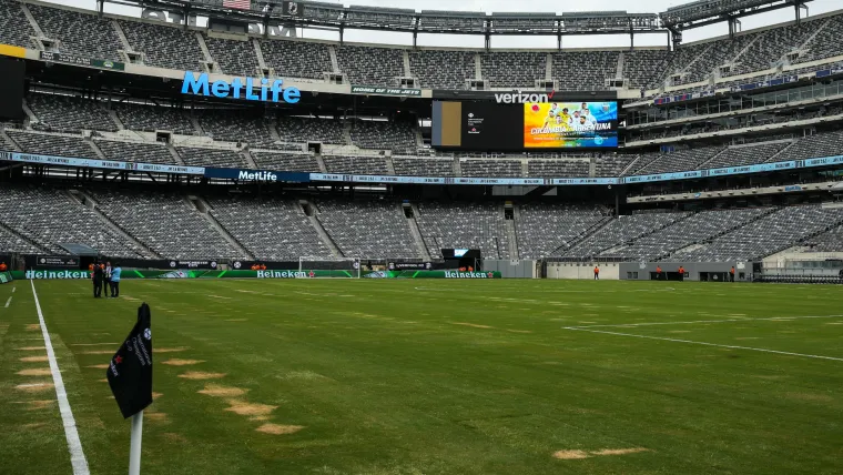 MetLife stadium pitch Liverpool Manchester City ICC 2018