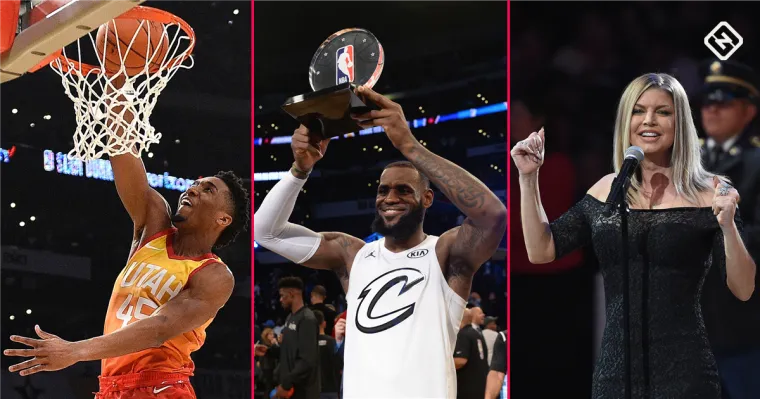 NBA All-Star winners and losers: LeBron James shines, Donovan Mitchell slams, Fergie . . . what? image