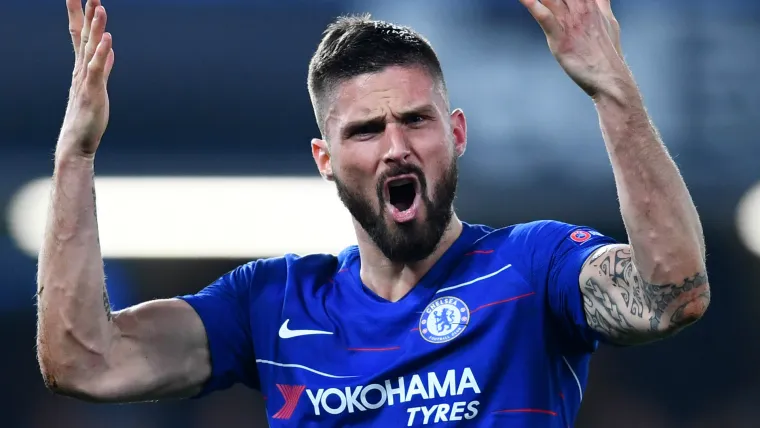 'My blood is blue now' - Giroud won't hold back against Arsenal in the Europa League image
