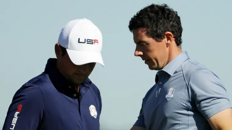Ryder Cup 2016: Patrick Reed, Rory McIlroy serve up no-holds-barred duel image