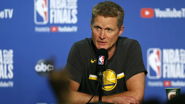 Donald Trump tweets Steve Kerr 'chocked' when asked again about NBA-China image