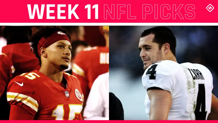 NFL picks, predictions against spread Week 11: Chiefs edge Raiders; Vikings stay hot vs. Cowboys; Bucs dump Rams image