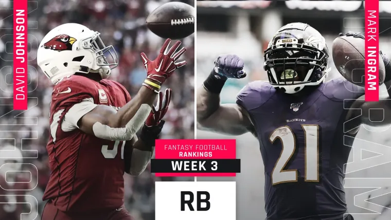 Week 3 Fantasy Rankings: RB image
