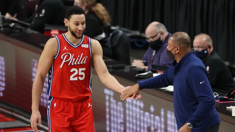 Ben Simmons and Doc Rivers