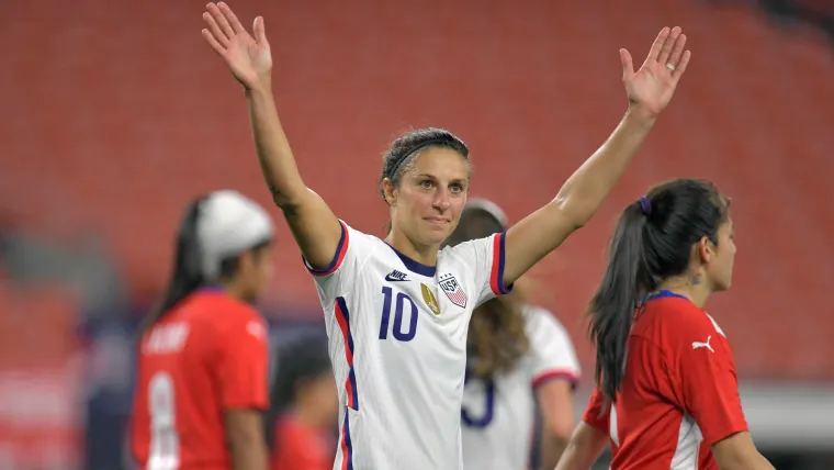 USWNT hammers Paraguay as Lloyd kicks off retirement tour in record-setting style image