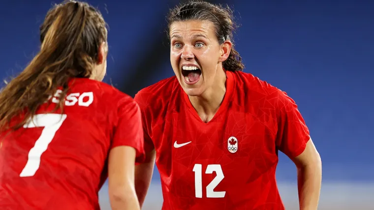 Christine Sinclair - Julia Grosso - Canada - Olympics