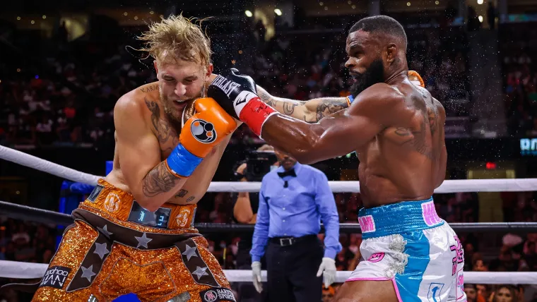 Jake Paul and Tyron Woodley