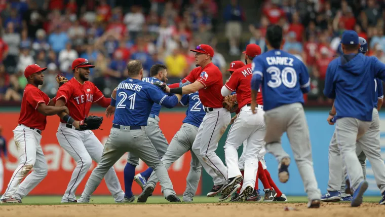 Rougned Odor suspended eight games for punching Jose Bautista image