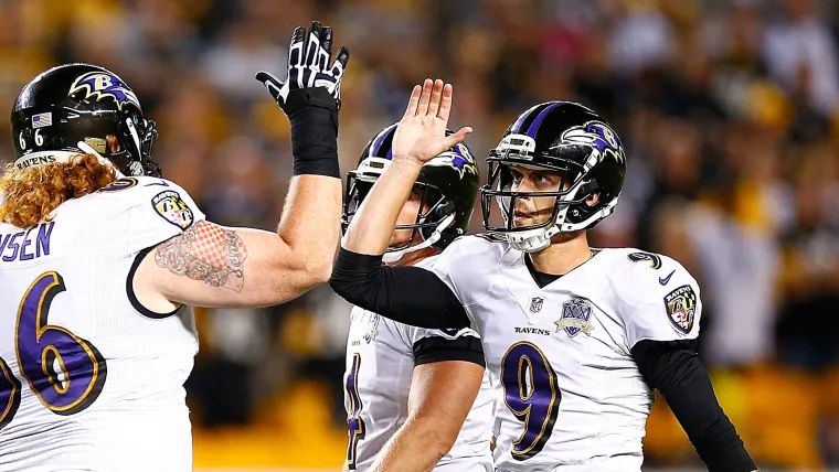 Ravens kicker Justin Tucker