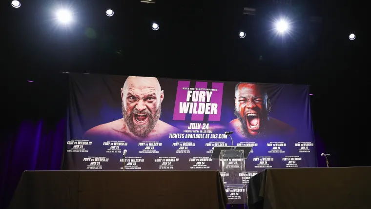 Tyson Fury and Deontay Wilder