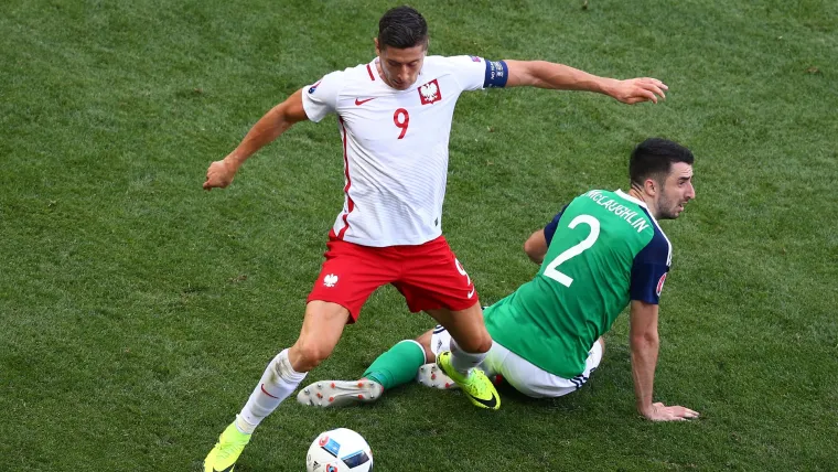 Robert Lewandowski, Poland, Conor McLaughlin, Northern Ireland