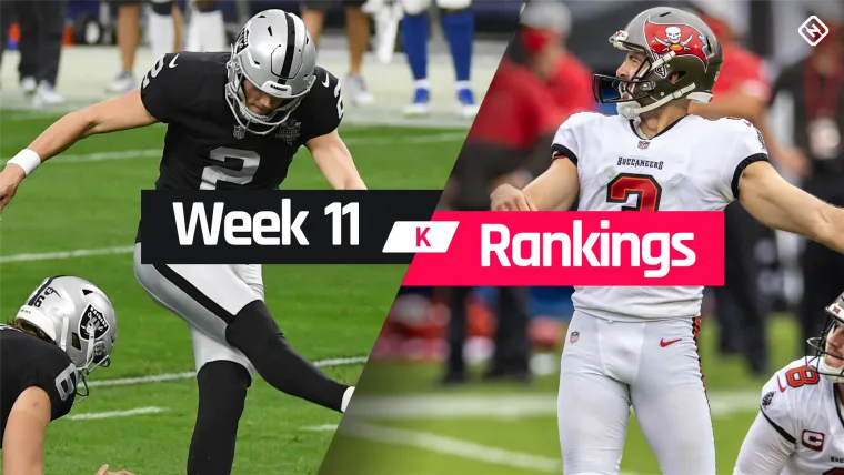 Fantasy Kicker Rankings Week 11: Who to start, sit at kicker in fantasy football image