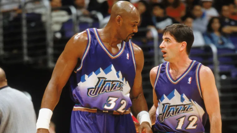 John Stockton y Karl Malone