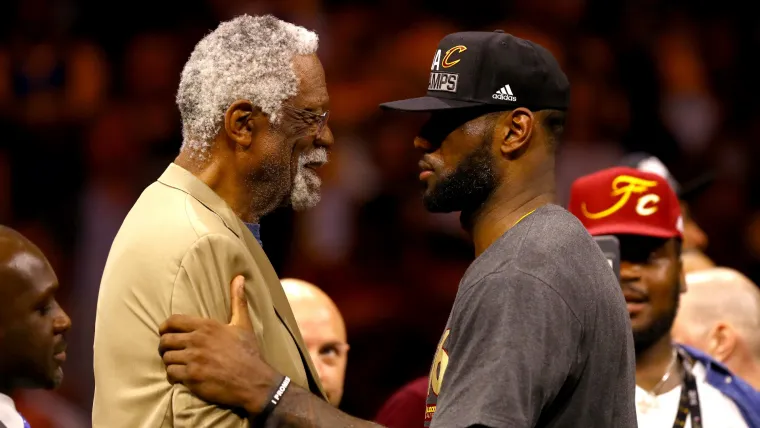 LeBron James Bill Russell