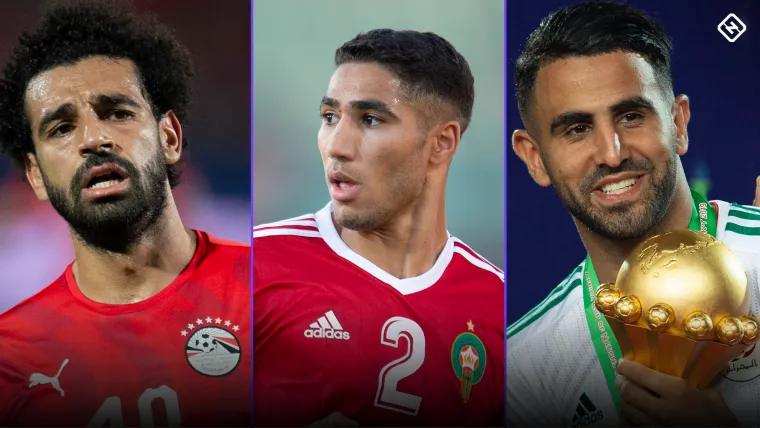 Mohamed Salah Achraf Hakimi Riyad Mahrez AFCON 2022