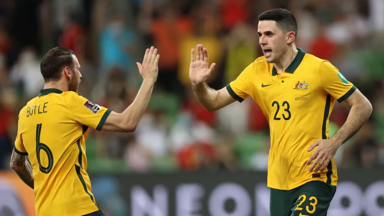 Tom Rogic Martin Boyle Socceroos