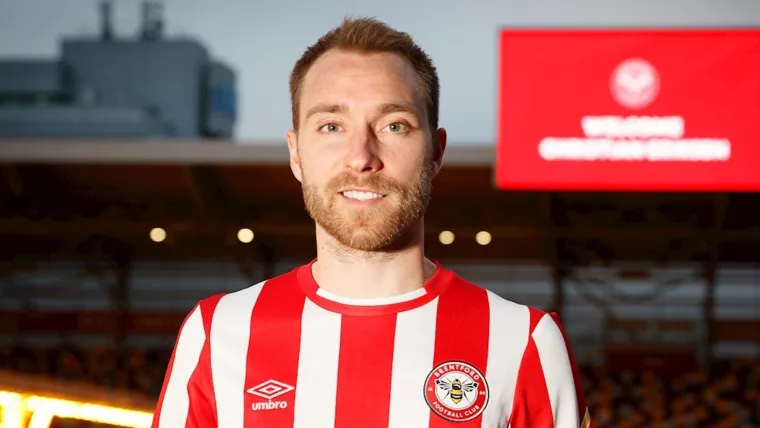 Christian Eriksen of Brentford