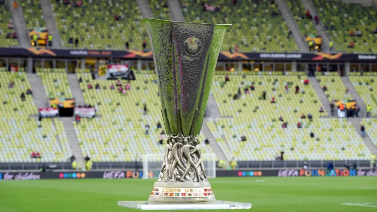 The UEFA Europa League trophy