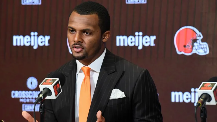 As meeting with NFL over suspension looms, Deshaun Watson treats new Browns teammates to Bahamas trip image