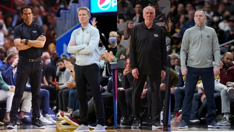 Erik Spoelstra Gregg Popovich Steve Kerr Michael Malone