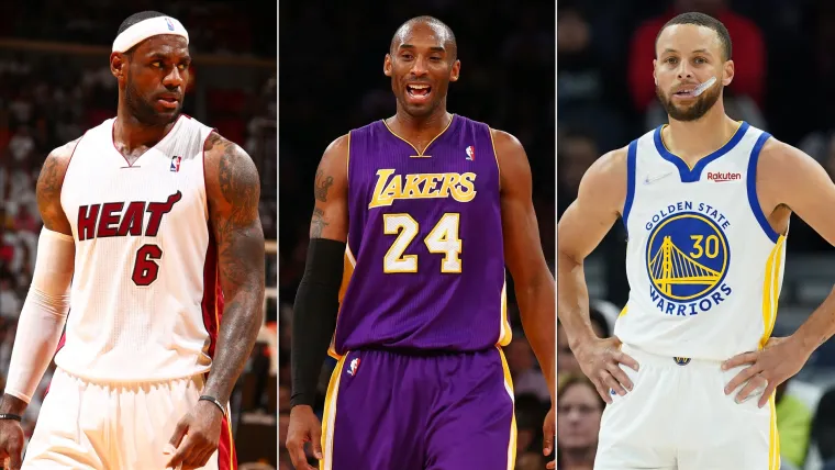 LeBron James Kobe Bryant Stephen Curry