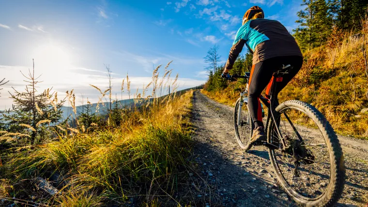 outdoor cycling. Photo: Shutterstock