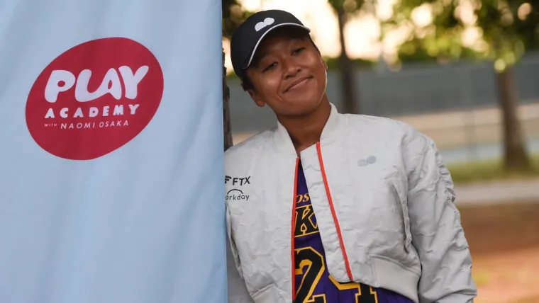 Naomi Osaka in her named "Play Academy"