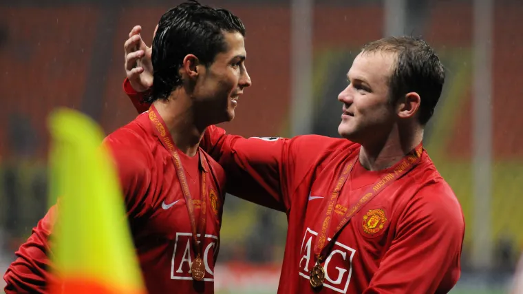 Cristiano Ronaldo and Wayne Rooney