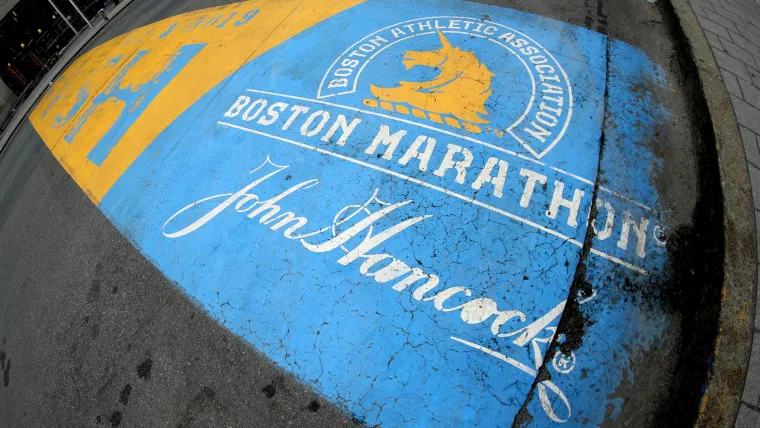 Boston Marathon finish line