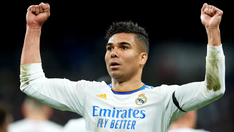 Casemiro scored the game-winning goal against Getafe in a 2-0 La Liga win on April 9, 2022