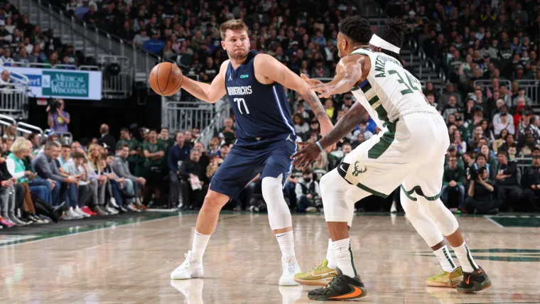 Luka Doncic Giannis Antetokounmpo