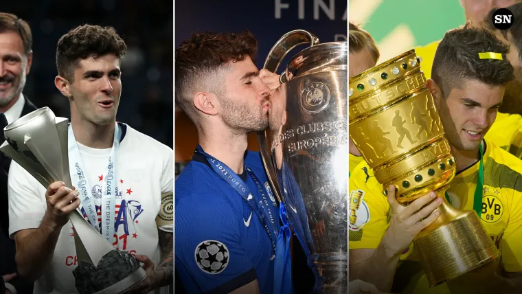 Christian Pulisic trophies split