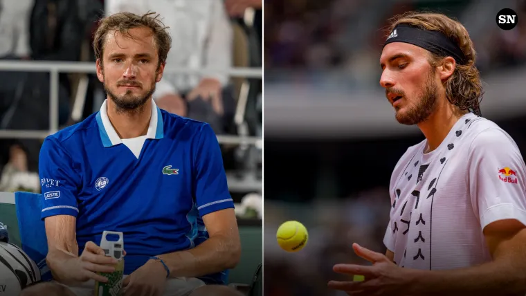 Daniil Medvedev Stefanos Tsitsipas French Open