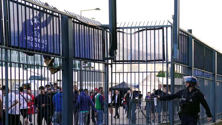 Police at Champions League final