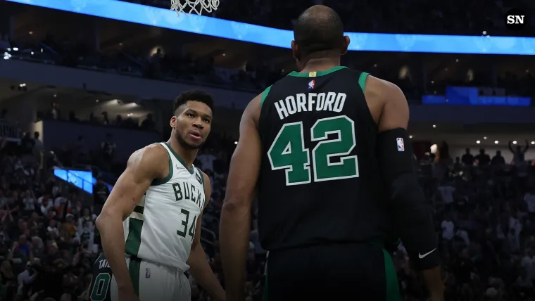 Al Horford Giannis Antetokounmpo