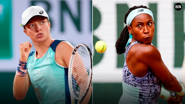 Iga Swiatek Coco Gauff French Open