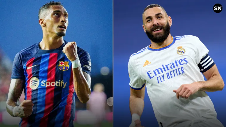 Barcelona Real Madrid Raphinha Benzema