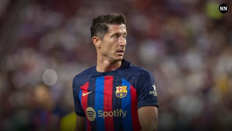 Robert Lewandowski of Barcelona